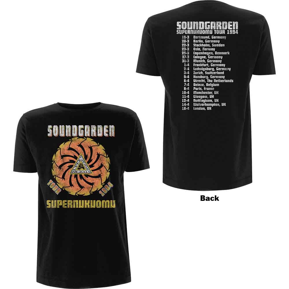 Soundgarden 1994 Superunknown European Tour Tee
