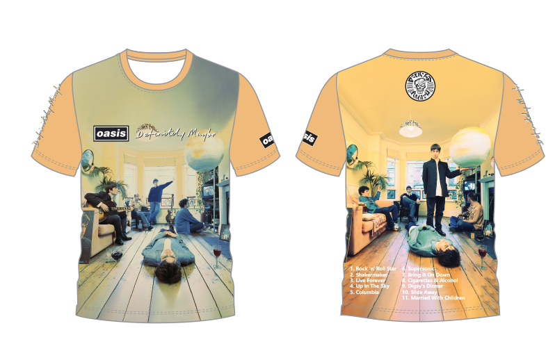 Pre-Order Now - ROCKFIT Oasis Definitely Maybe Gym Shirt - Limited Edition
