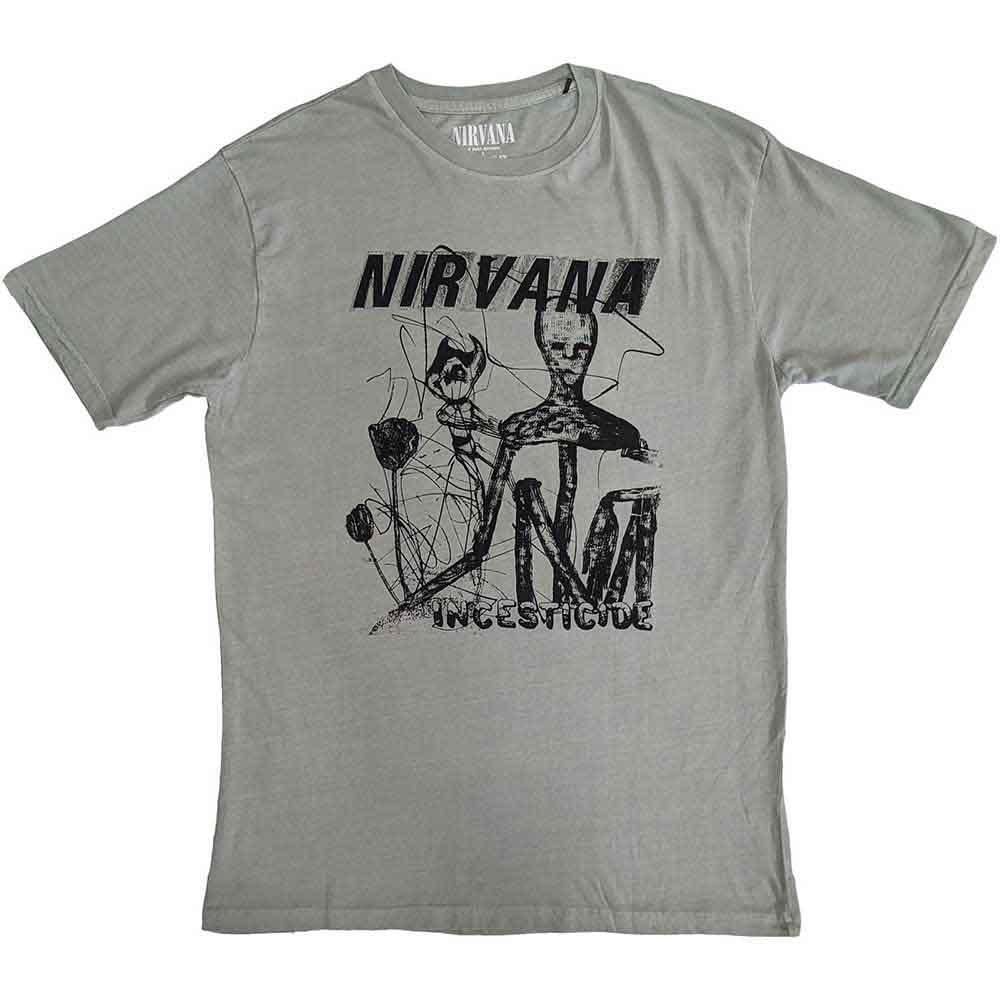 Nirvana Incesticide Stacked Logo Tee
