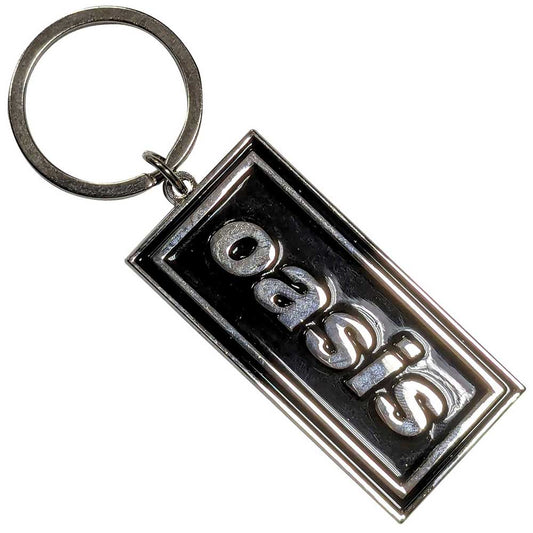 Oasis Logo Metallic Keychain