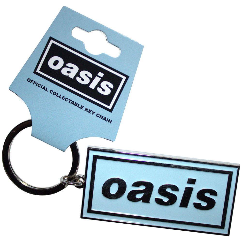 Oasis Logo Manchester Blue Key Chain