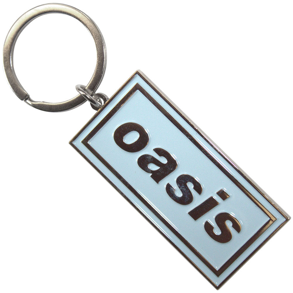 Oasis Logo Manchester Blue Key Chain
