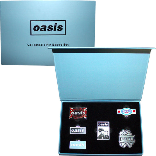 Oasis Limited Edition Collectable Pin Badge Set