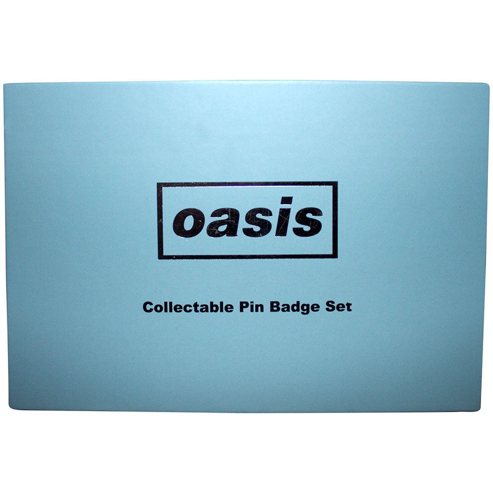 Oasis Limited Edition Collectable Pin Badge Set