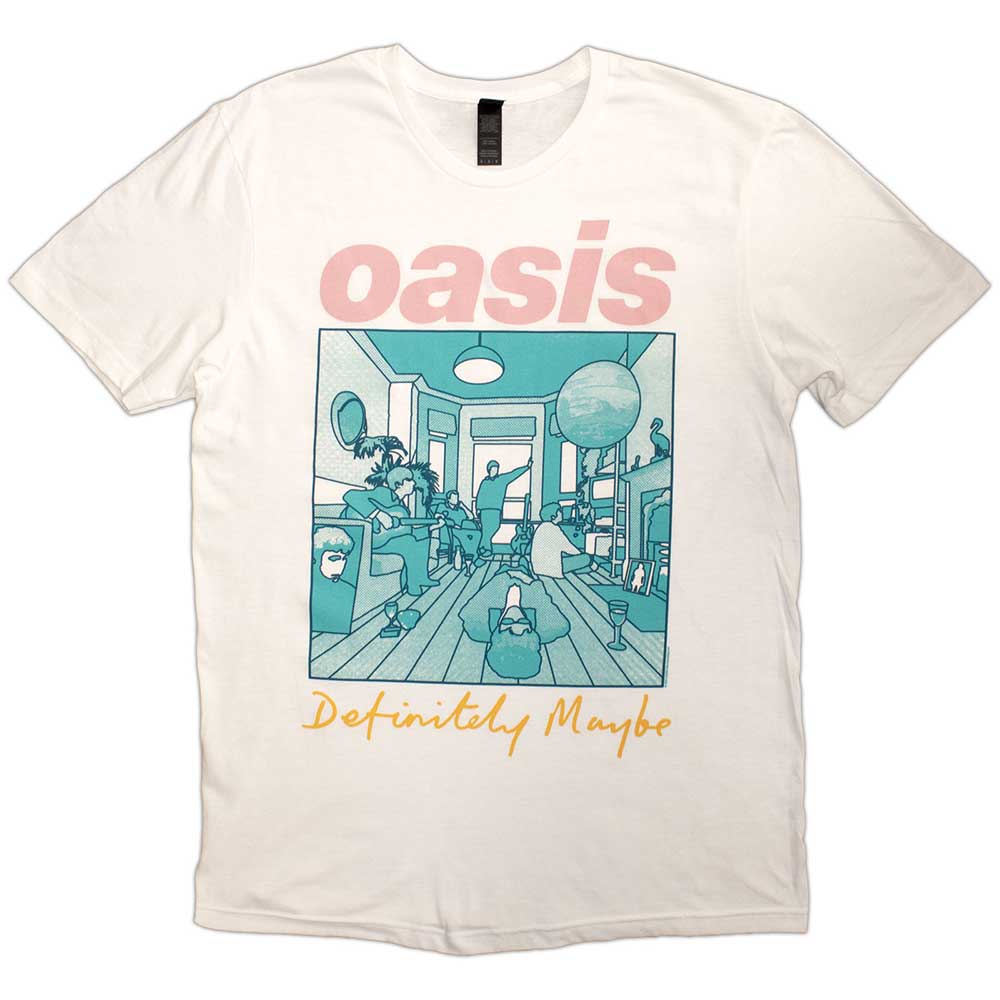 Oasis Definitely Maybe Illustration Colour Tee