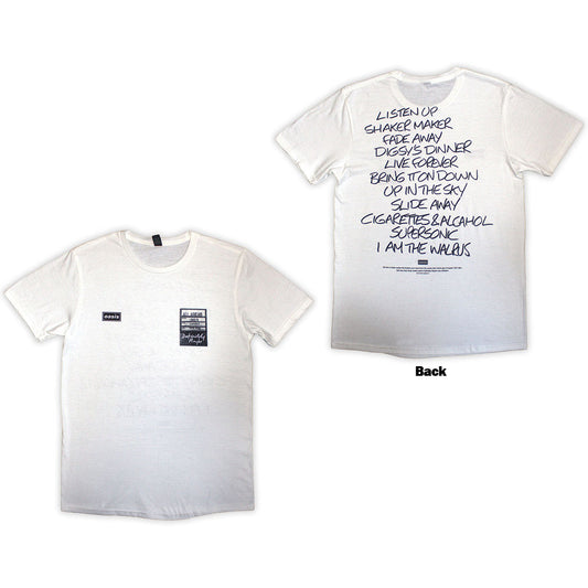 Oasis Definitely Maybe AAA Setlist Tee