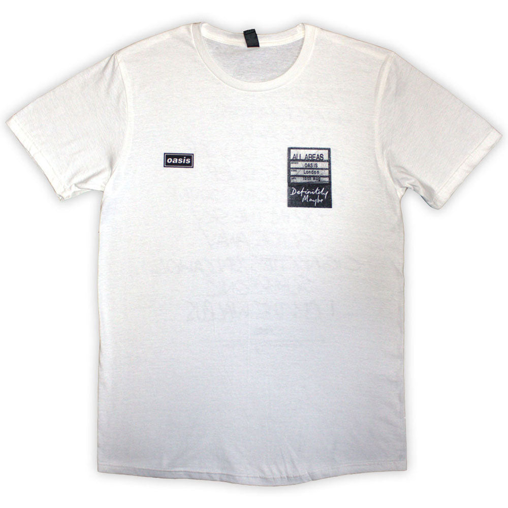 Oasis Definitely Maybe AAA Setlist Tee