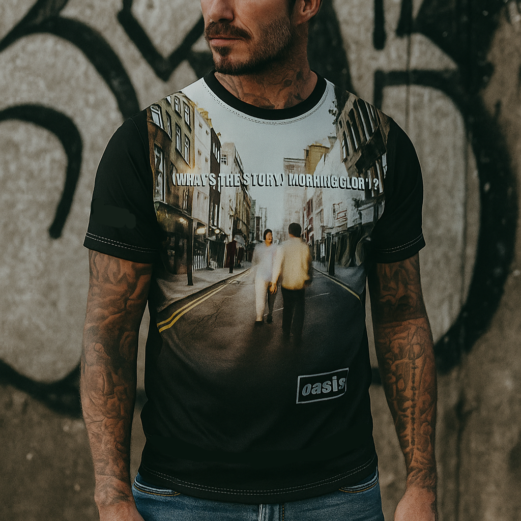 Pre-Order Now - ROCKFIT Oasis (What's the Story) Morning Glory? Gym Shirt - Limited Edition
