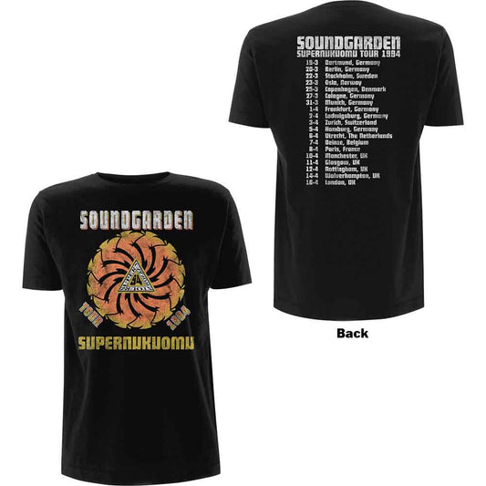 Soundgarden 1994 Superunknown European Tour Tee